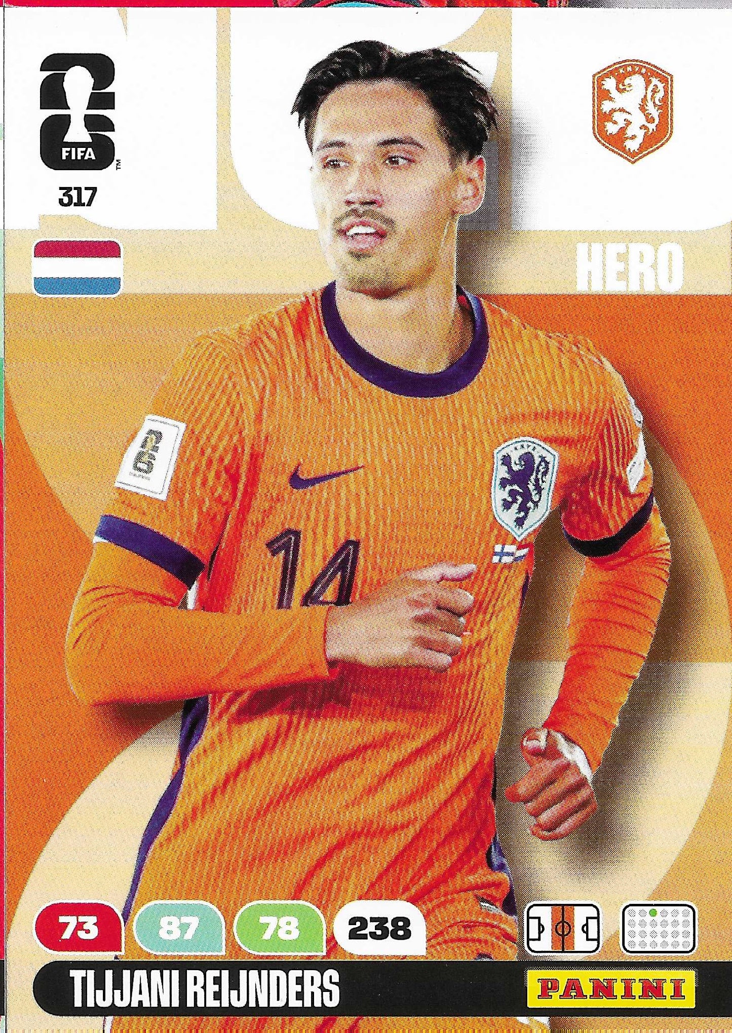 Tijjani Reijnders Básica (317)  - Adrenalyn XL World Cup 2026