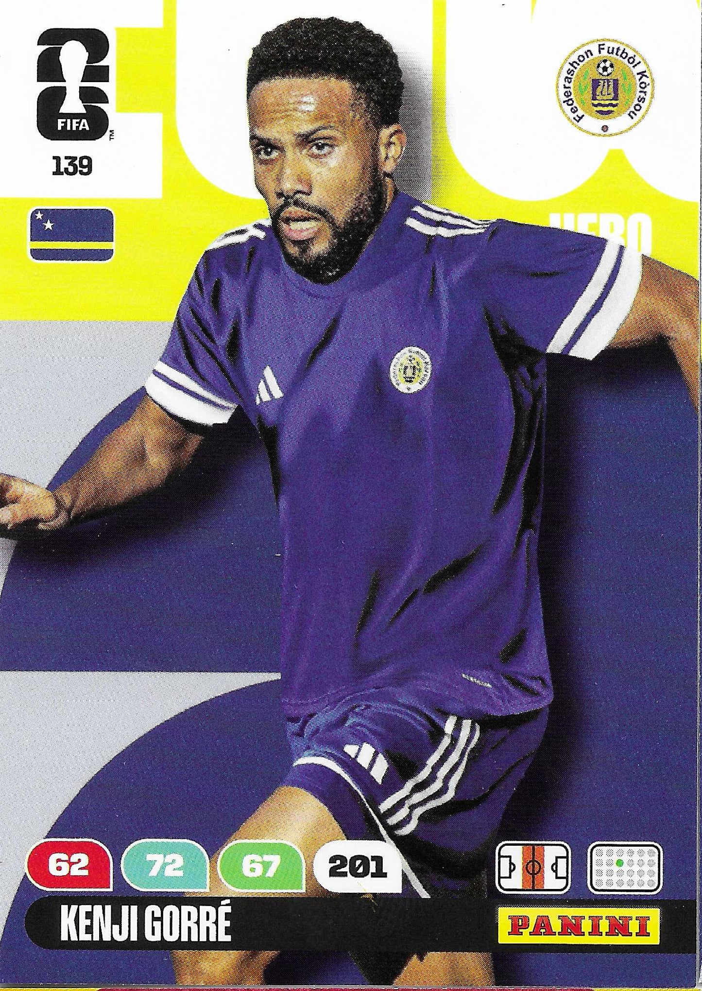 Kenji Gorre Básica (139)  - Adrenalyn XL World Cup 2026