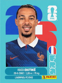 Hugo Ekitiké Francia (FRA19) - Sticker World Cup 2026