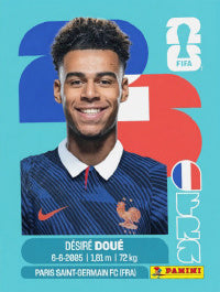 Désiré Doué Francia (FRA17) - Sticker World Cup 2026