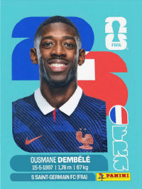 Ousmane Dembélé Francia (FRA15) - Sticker World Cup 2026