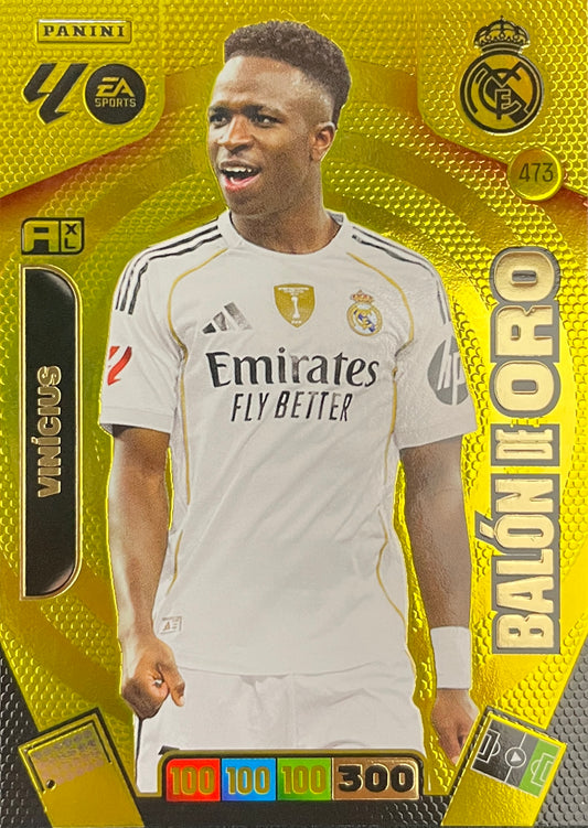 Vinícius Balón De Oro (473)  - Adrenalyn XL 2025/2026
