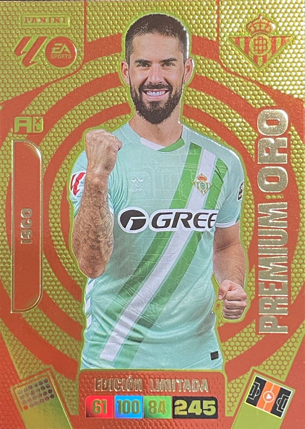 Isco Edición Limitada Premium Oro (EL10)  - Adrenalyn XL LaLiga 2025/2026