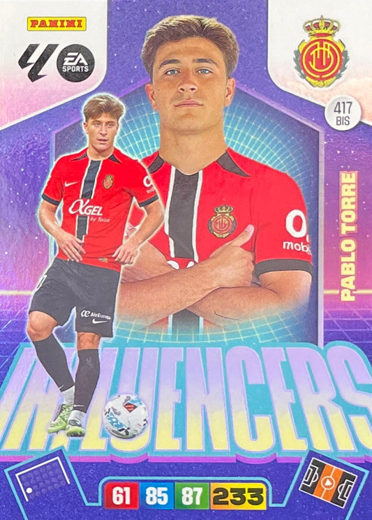 Pablo Torre Influencer (417BIS)  - Adrenalyn XL LaLiga 2025/2026