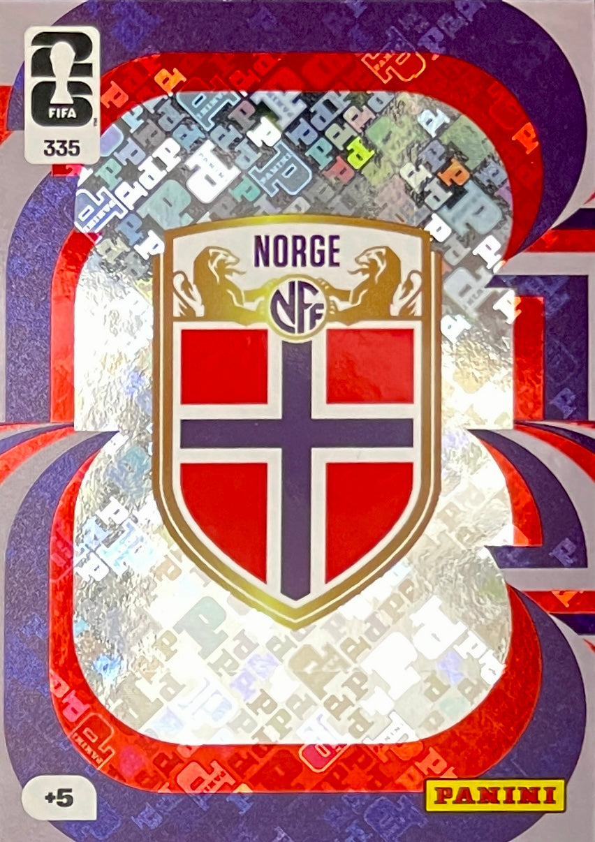 Escudo Noruega (335)  - Adrenalyn XL World Cup 2026