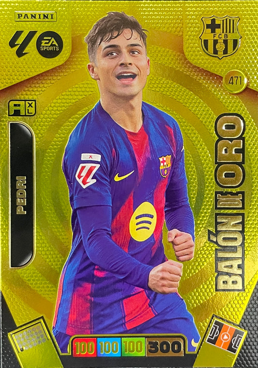 Pedri Balón De Oro (471)  - Adrenalyn XL LaLiga 2025/2026