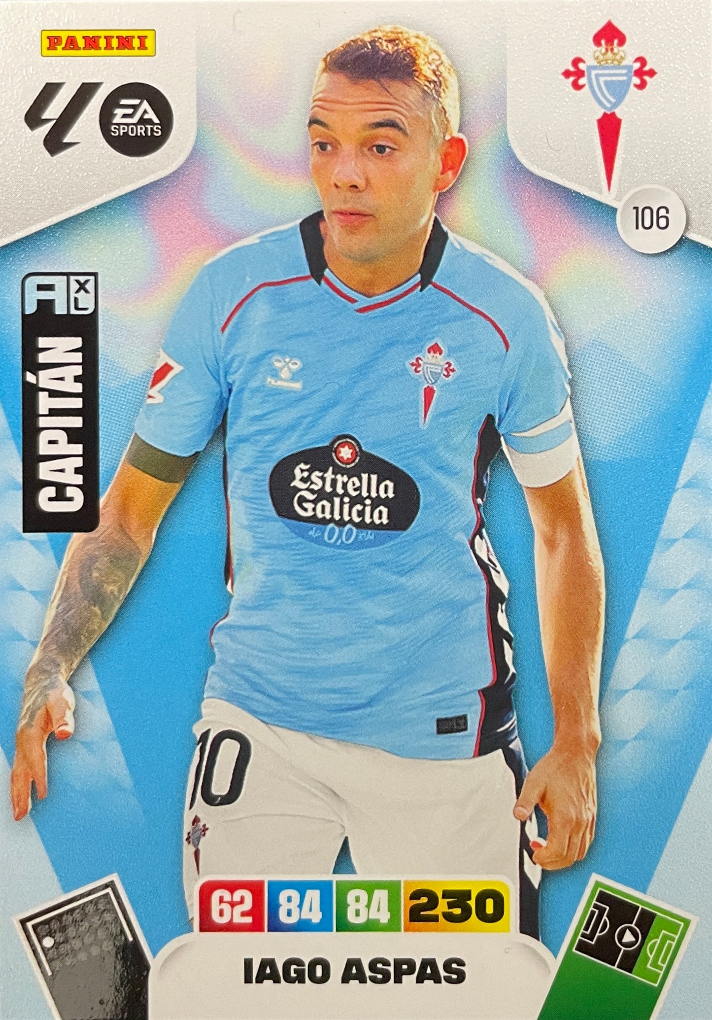 Iago Aspas Básica (106)  - Adrenalyn XL LaLiga 2025/2026