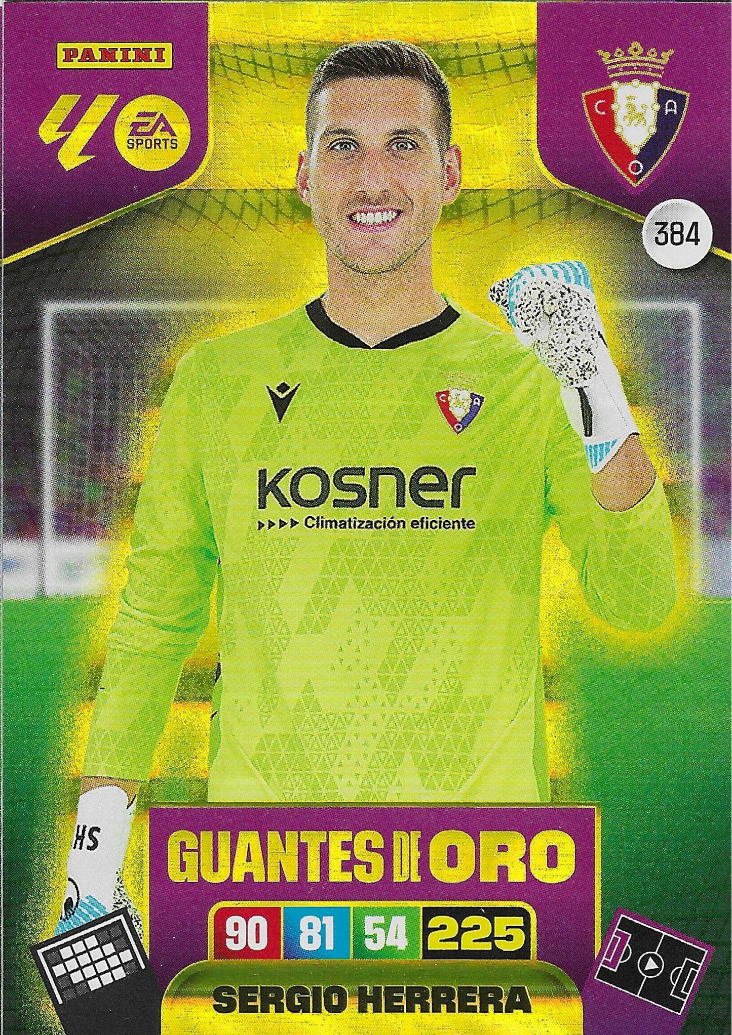 Sergio Herrera Guante De Oro (384)  - Adrenalyn XL LaLiga 2025/2026