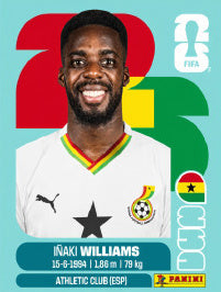 Iñaki Williams Ghana (GHA15) - Sticker World Cup 2026