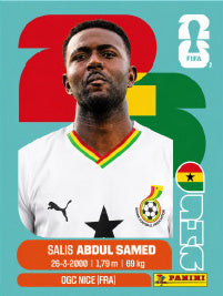 Salis Abdul Samed Ghana (GHA11) - Sticker World Cup 2026