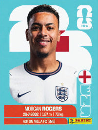 Morgan Rogers Inglaterra (ENG14) - Sticker World Cup 2026