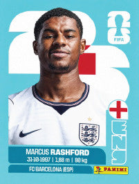 Marcus Rashford Inglaterra (ENG19) - Sticker World Cup 2026