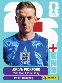 Jordan Pickford Inglaterra (ENG2) - Sticker World Cup 2026