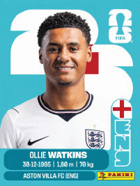 Ollie Watkins Inglaterra (ENG20) - Sticker World Cup 2026