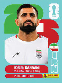 Hossein Kanaani Irán (IRN8) - Sticker World Cup 2026