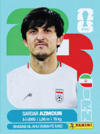 Sardar Azmoun Irán (IRN17) - Sticker World Cup 2026