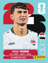 Manaf Younis Irak (IRQ8) - Sticker World Cup 2026