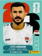Aymen Hussein Irak (IRQ19) - Sticker World Cup 2026