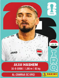 Akam Hashem Irak (IRQ5) - Sticker World Cup 2026