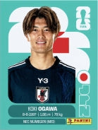 Koki Ogawa Japón (JPN19) - Sticker World Cup 2026