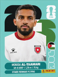 Mousa Al-Taamari Jordania (JOR15) - Sticker World Cup 2026