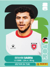 Ibrahim Sabra Jordania (JOR20) - Sticker World Cup 2026