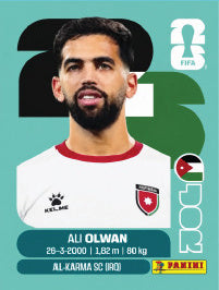 Ali Olwan Jordania (JOR18) - Sticker World Cup 2026