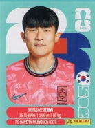 Minjae Kim Corea Del Sur (KOR4) - Sticker World Cup 2026