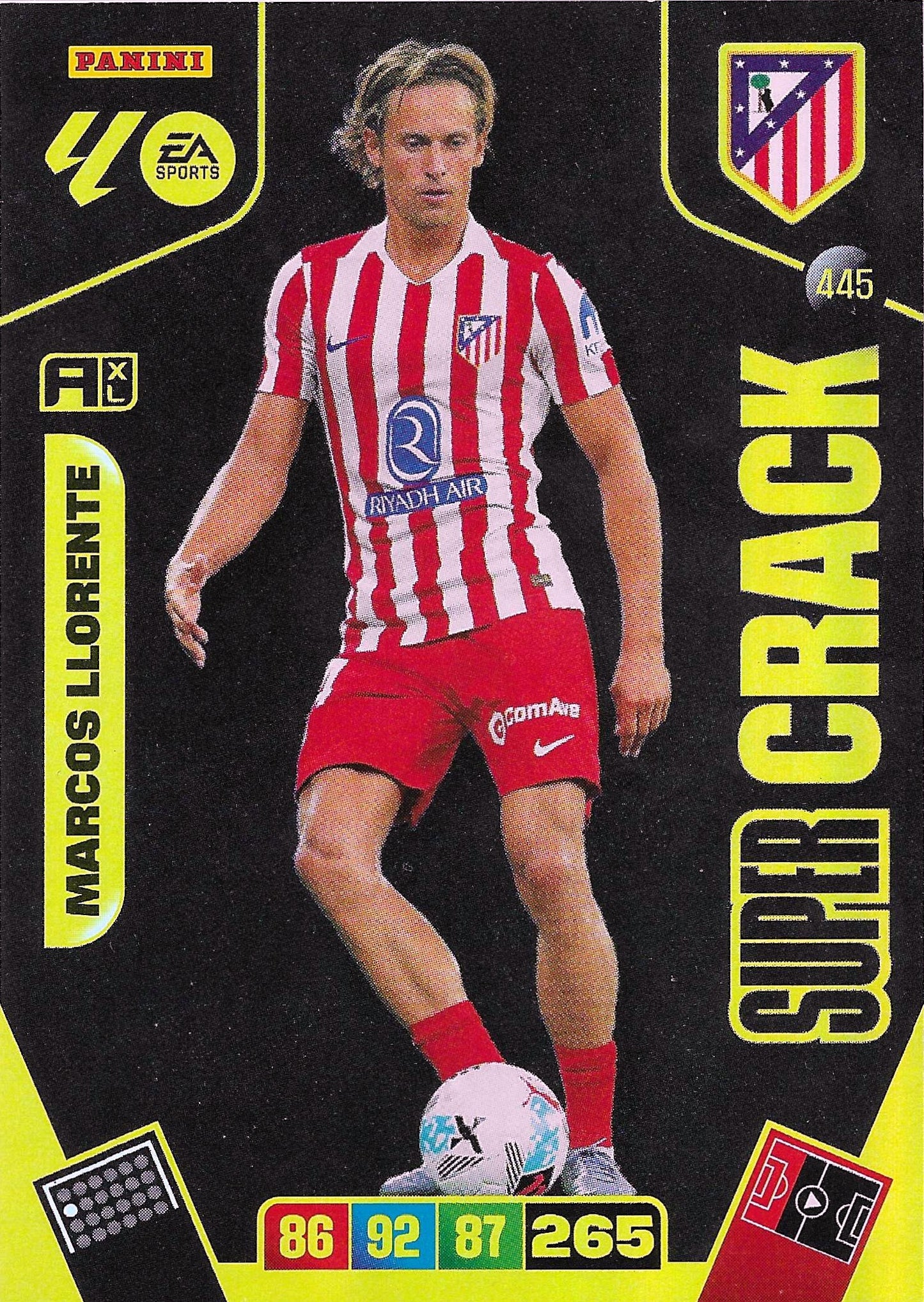 Marcos Llorente Super Crack (445)  - Adrenalyn XL LaLiga 2025/2026