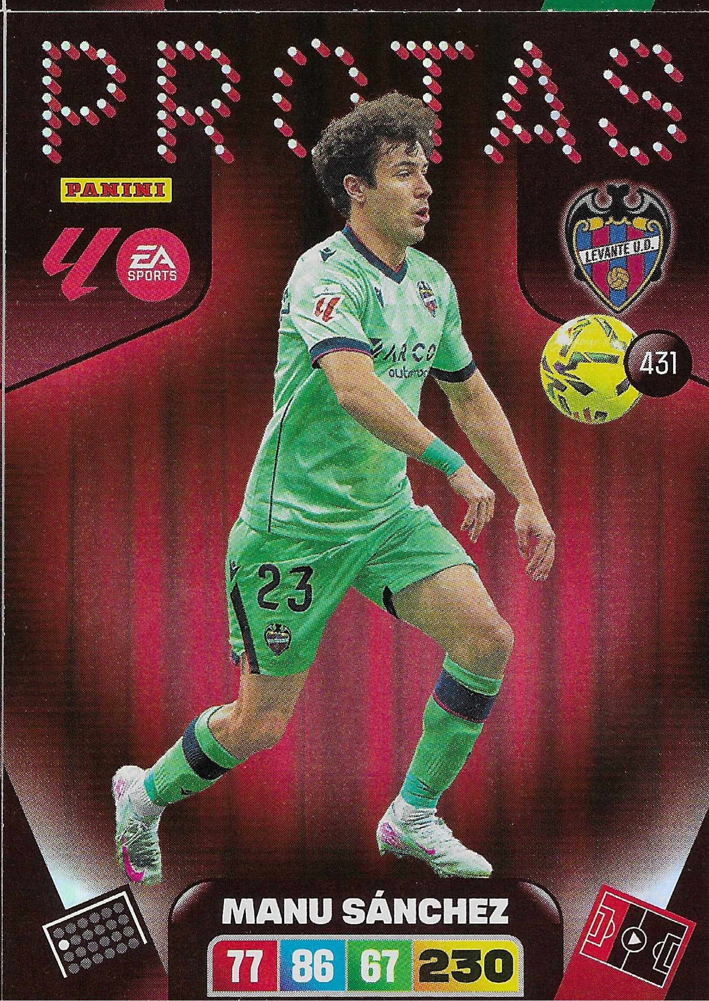 Manu Sánchez Protas (431)  - Adrenalyn XL LaLiga 2025/2026