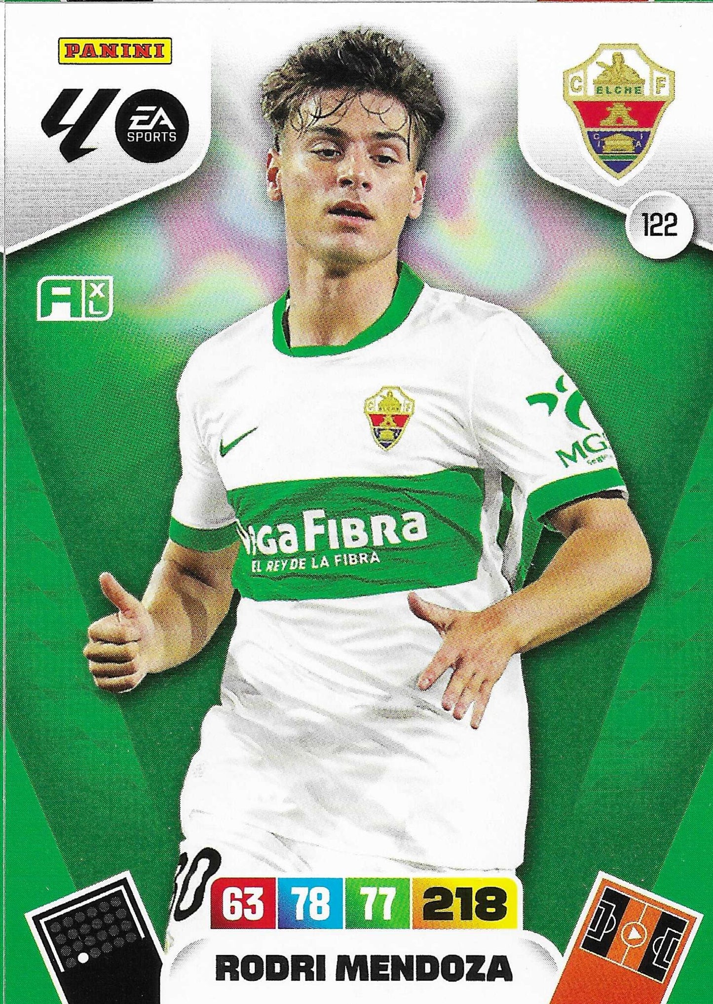Rodri Mendoza Básica (122)  - Adrenalyn XL LaLiga 2025/2026