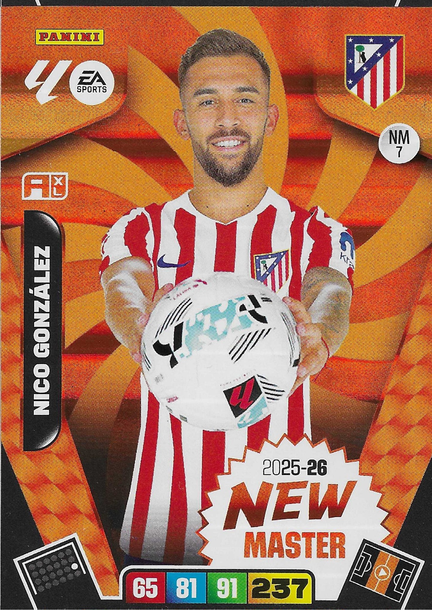 Nico González New Master (NM7)  - Adrenalyn XL LaLiga 2025/2026