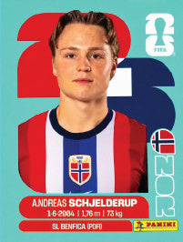 Andreas Schjelderup Noruega (NOR12) - Sticker World Cup 2026