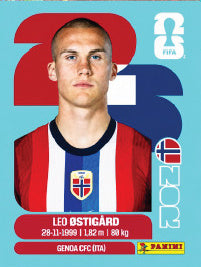Leo Østigård Noruega (NOR4) - Sticker World Cup 2026