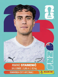 Marko Stamenić Nueva Zelanda (NZL15) - Sticker World Cup 2026