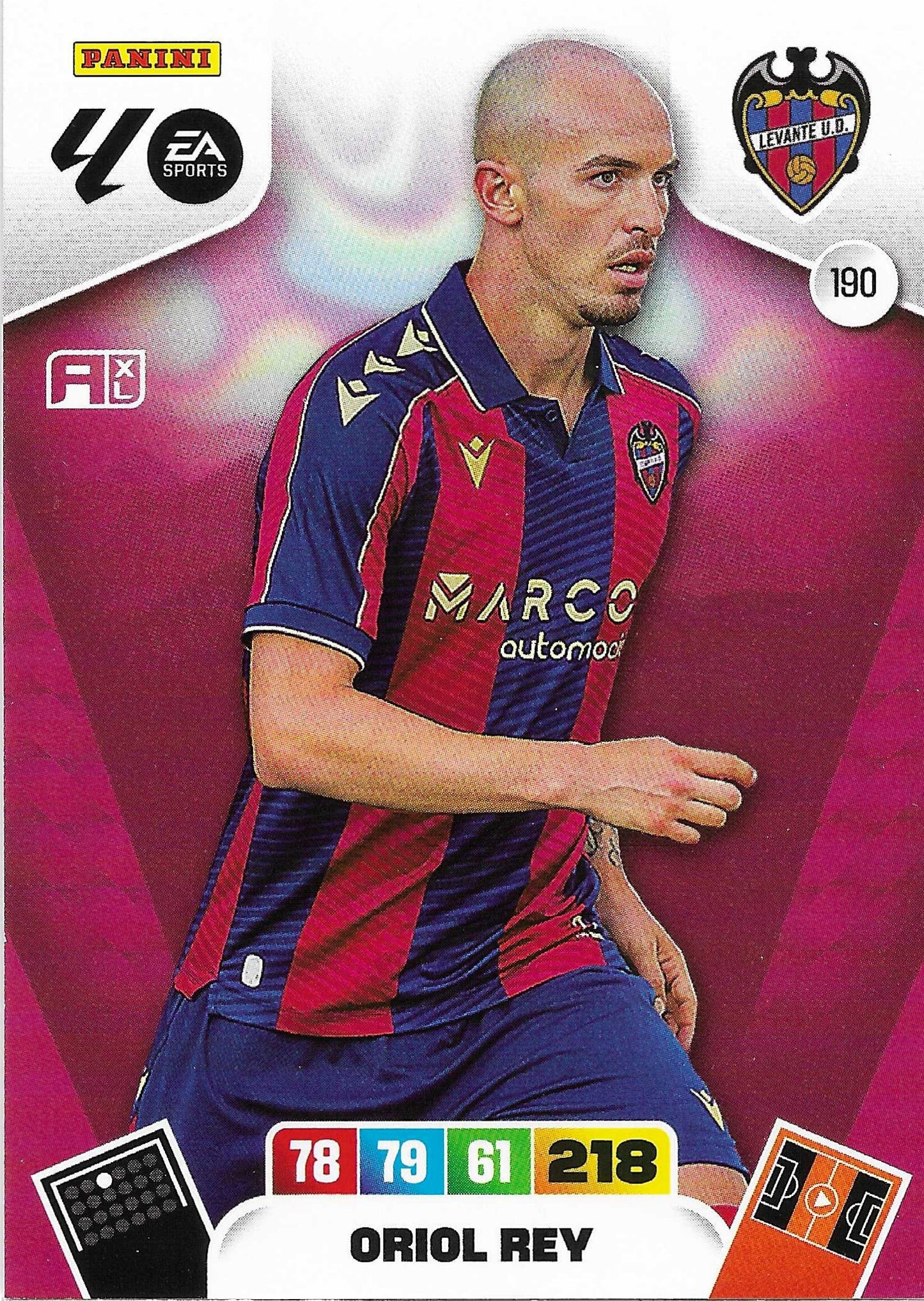 Oriol Rey Básica (190)  - Adrenalyn XL LaLiga 2025/2026