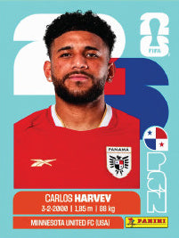 Carlos Harvey Panamá (PAN15) - Sticker World Cup 2026