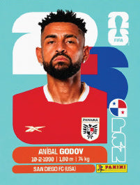 Aníbal Godoy Panamá (PAN11) - Sticker World Cup 2026