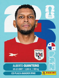 Alberto Quintero Panamá (PAN20) - Sticker World Cup 2026