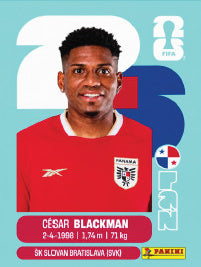 César Blackman Panamá (PAN9) - Sticker World Cup 2026