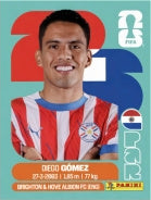 Diego Gómez Paraguay (PAR10) - Sticker World Cup 2026