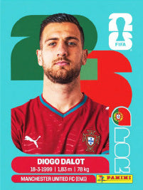 Diogo Dalot Portugal (POR6) - Sticker World Cup 2026