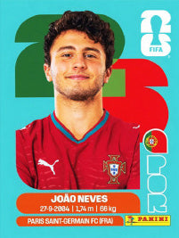 João Neves Portugal (POR14) - Sticker World Cup 2026