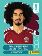 Akram Hassan Afif Catar (QAT18) - Sticker World Cup 2026