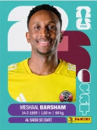 Meshaal Barsham Catar (QAT2) - Sticker World Cup 2026