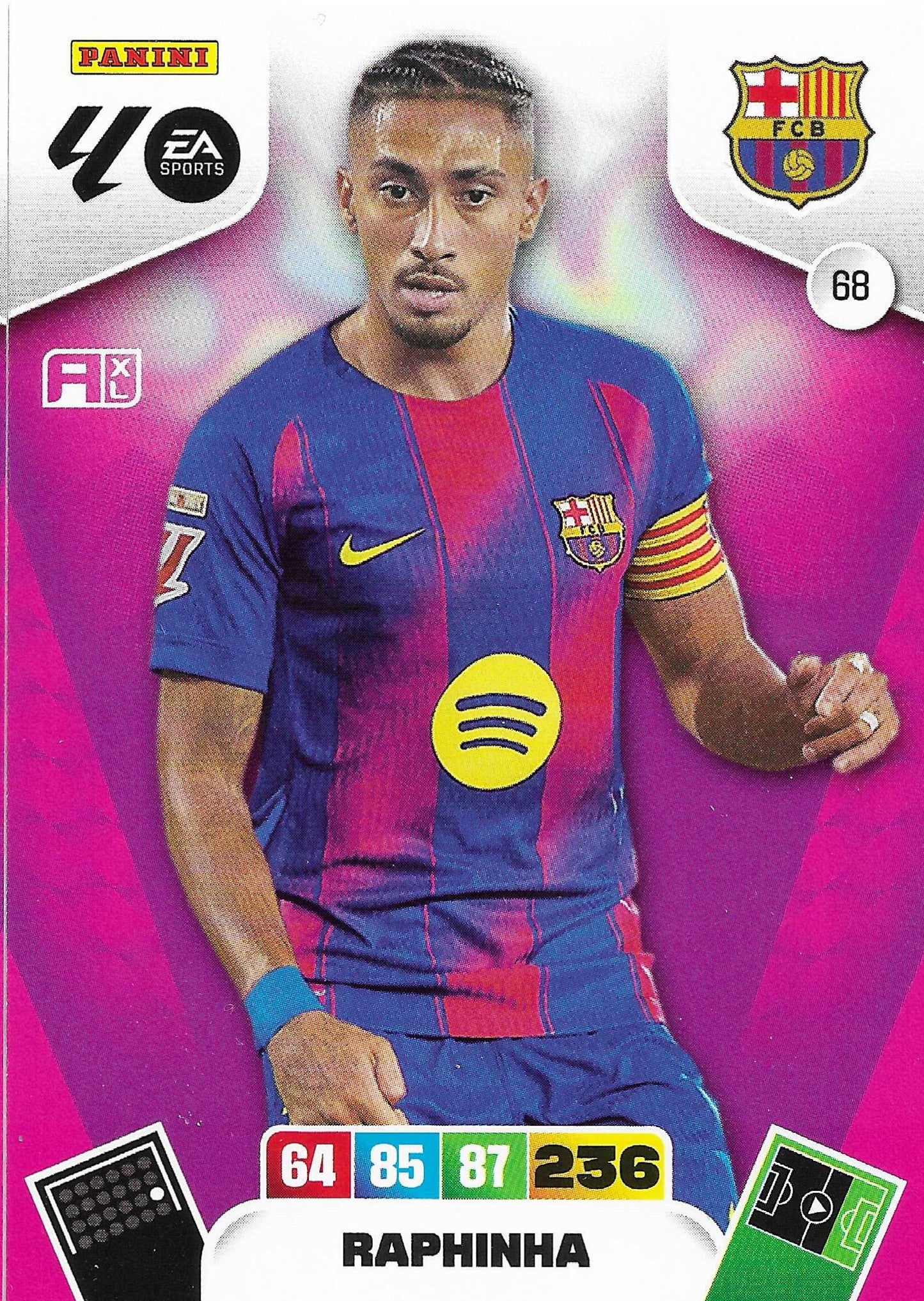 Raphinha Básica (68)  - Adrenalyn XL LaLiga 2025/2026