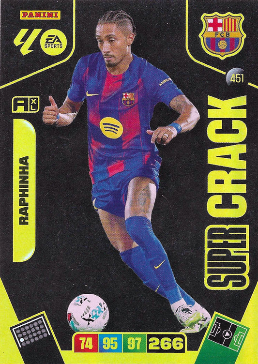 Raphinha Super Crack (451)  - Adrenalyn XL LaLiga 2025/2026