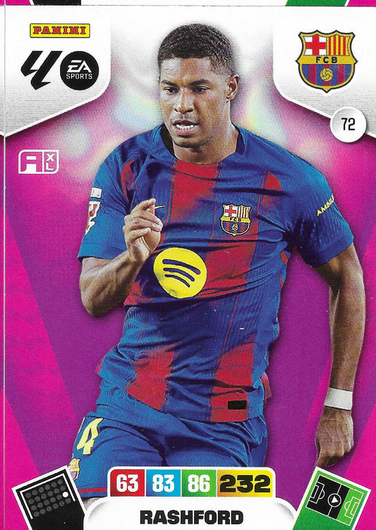 Rashford Básica (72)  - Adrenalyn XL LaLiga 2025/2026