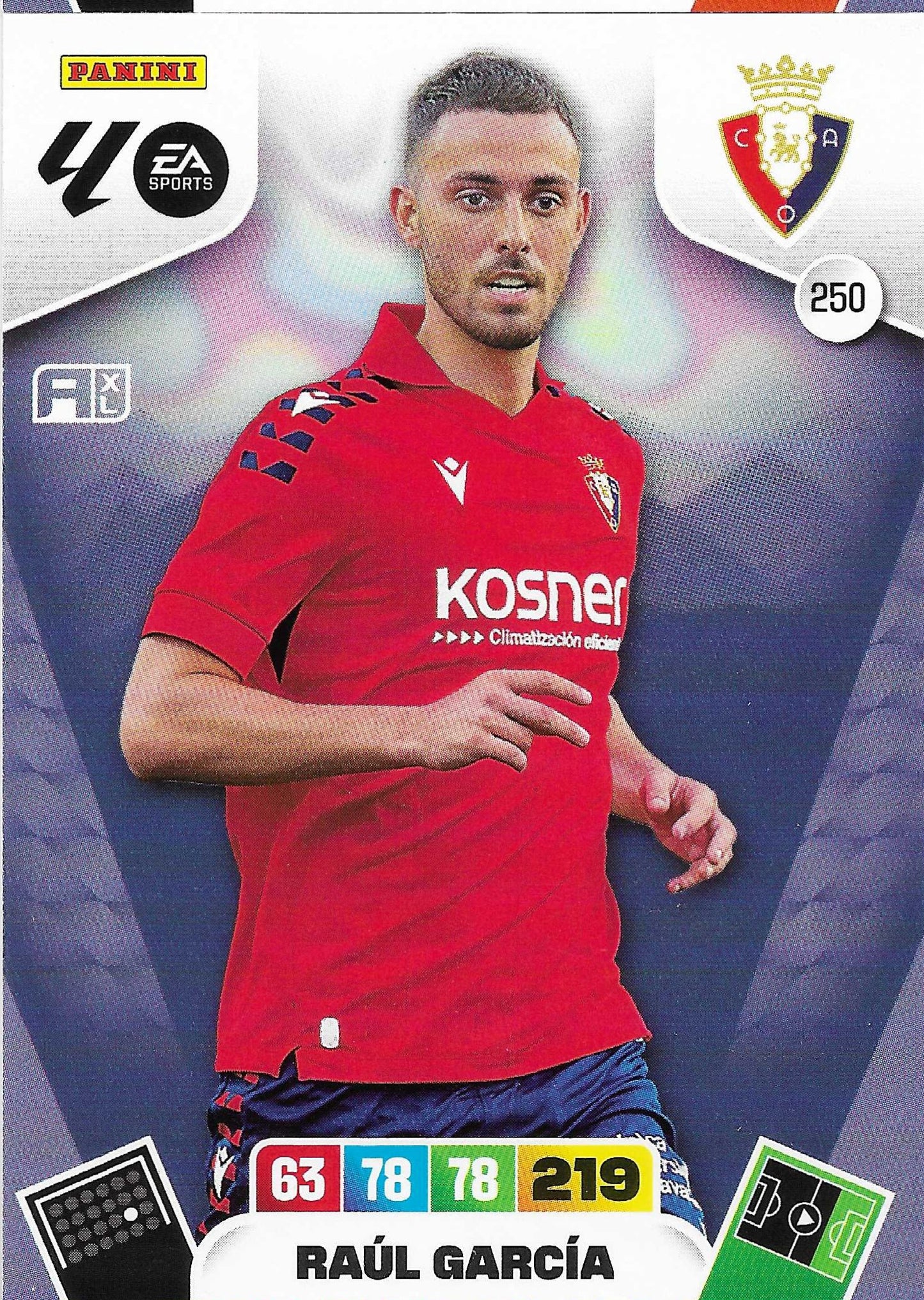 Raúl García Básica (250)  - Adrenalyn XL LaLiga 2025/2026