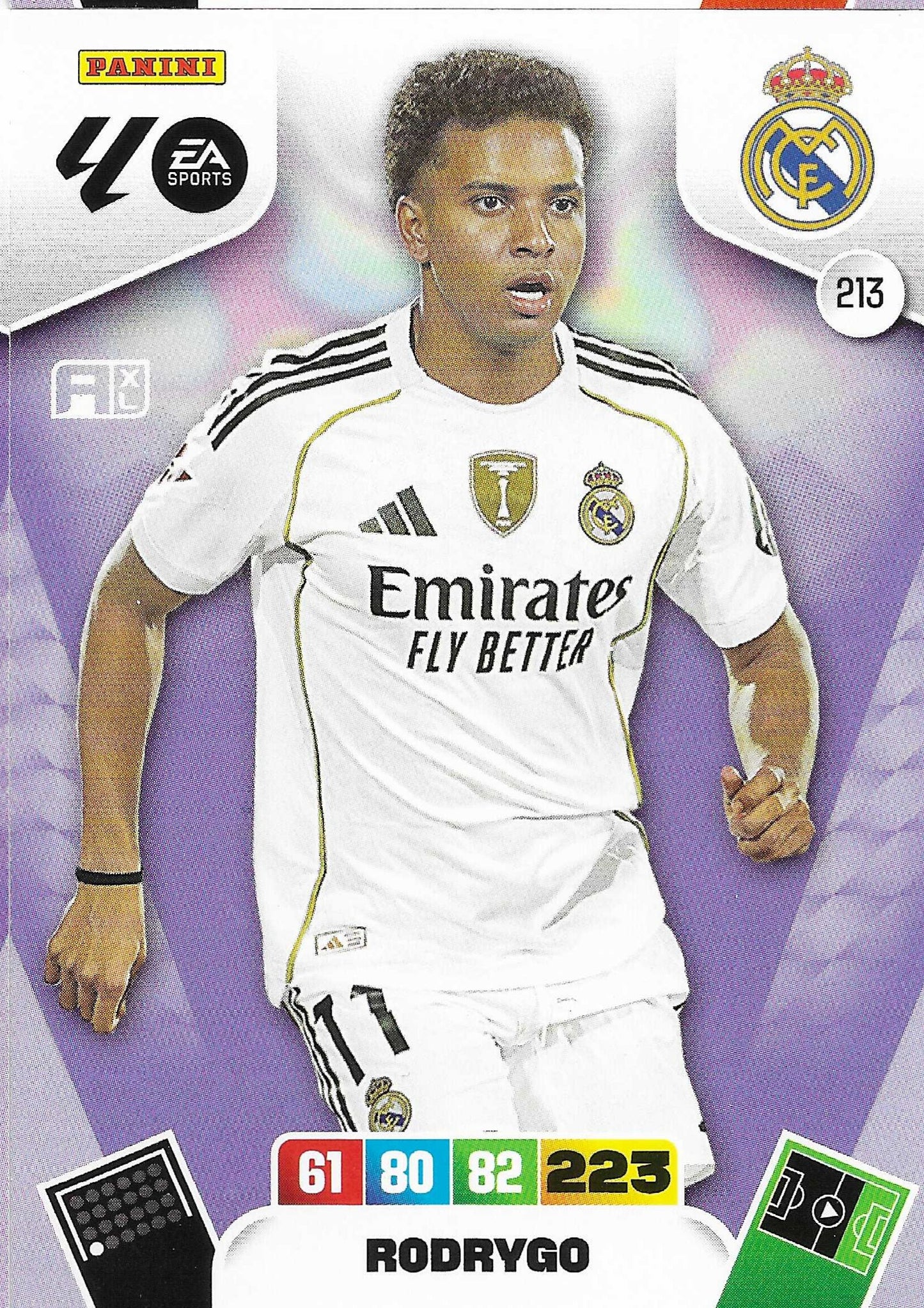 Rodrygo Básica (213)  - Adrenalyn XL LaLiga 2025/2026